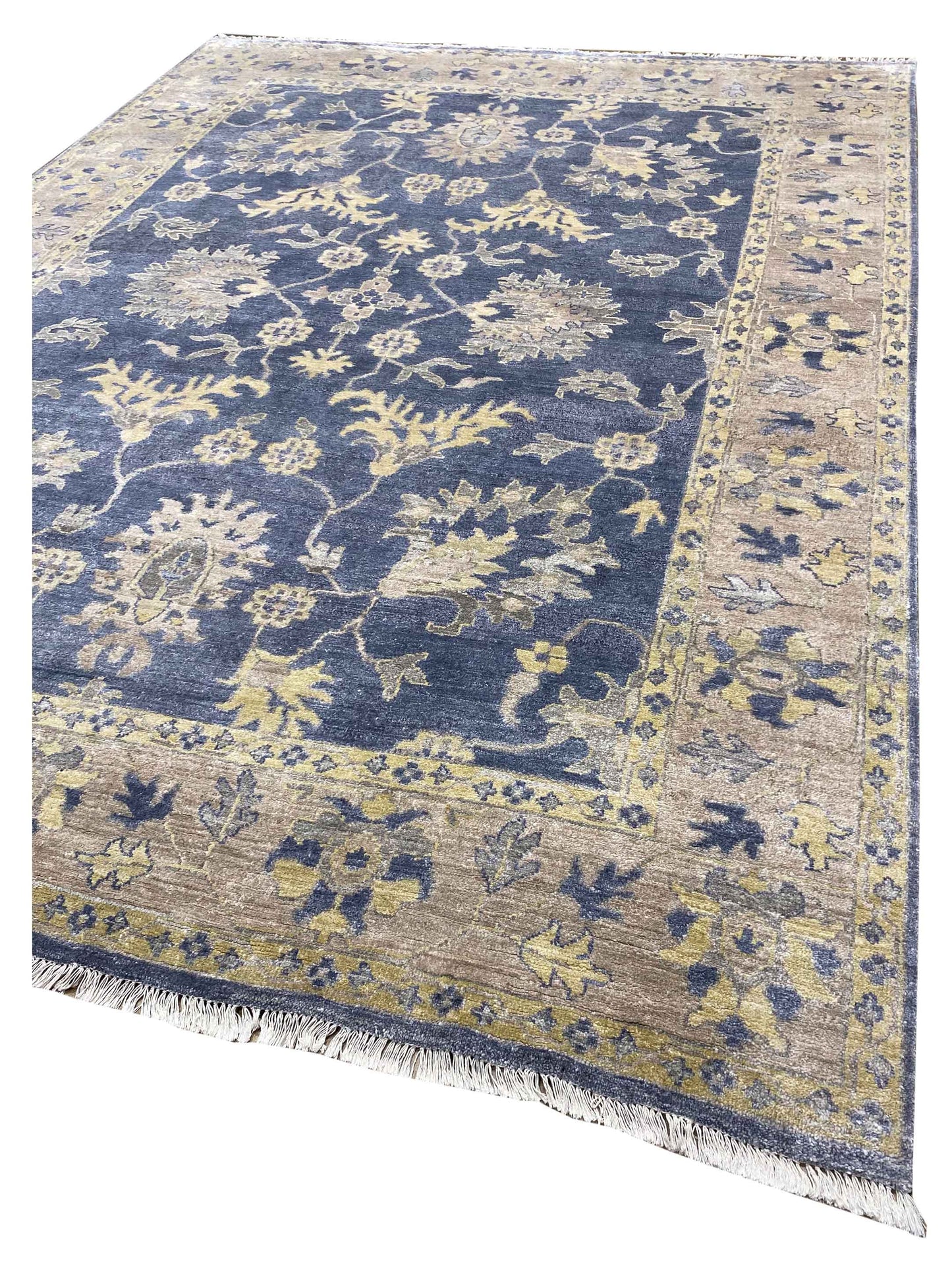 Artisan Uma Grey Taupe Traditional Knotted Rug - Rugs - Artisan - Atlanta Designer Rugs