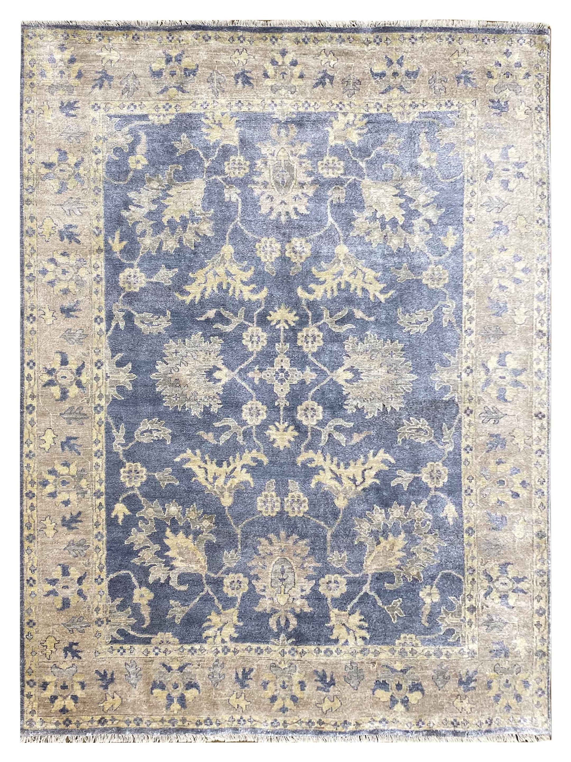 Artisan Uma Grey Taupe Traditional Knotted Rug - Rugs - Artisan - Atlanta Designer Rugs