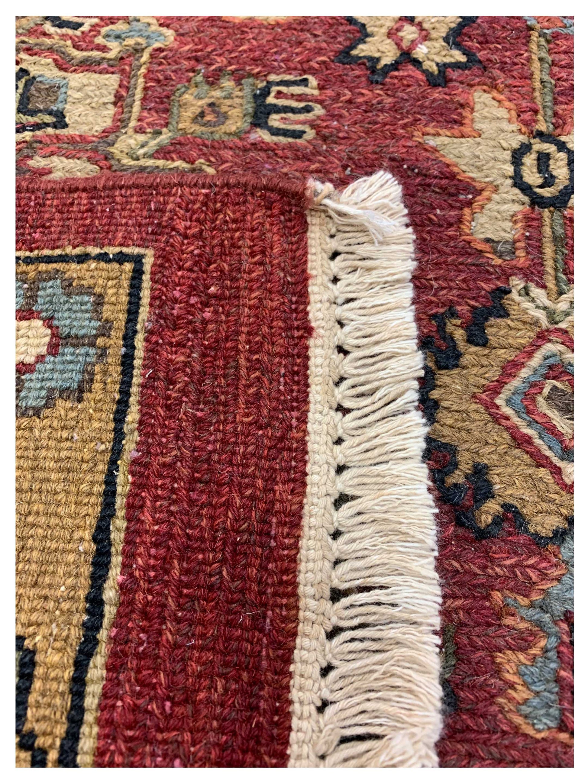 Artisan Sandra Red Black Traditional Knotted Rug - Rugs - Artisan - Atlanta Designer Rugs