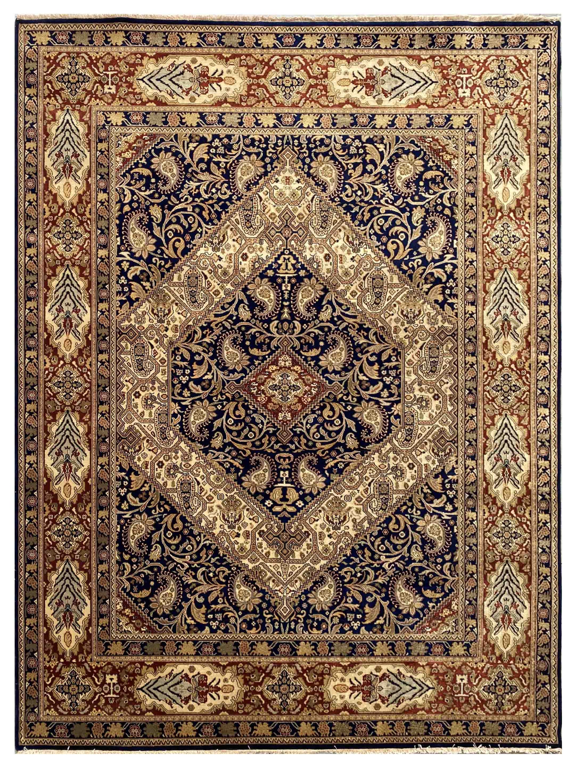 Super Lynda HQ-502 Navy Traditional Knotted Rug