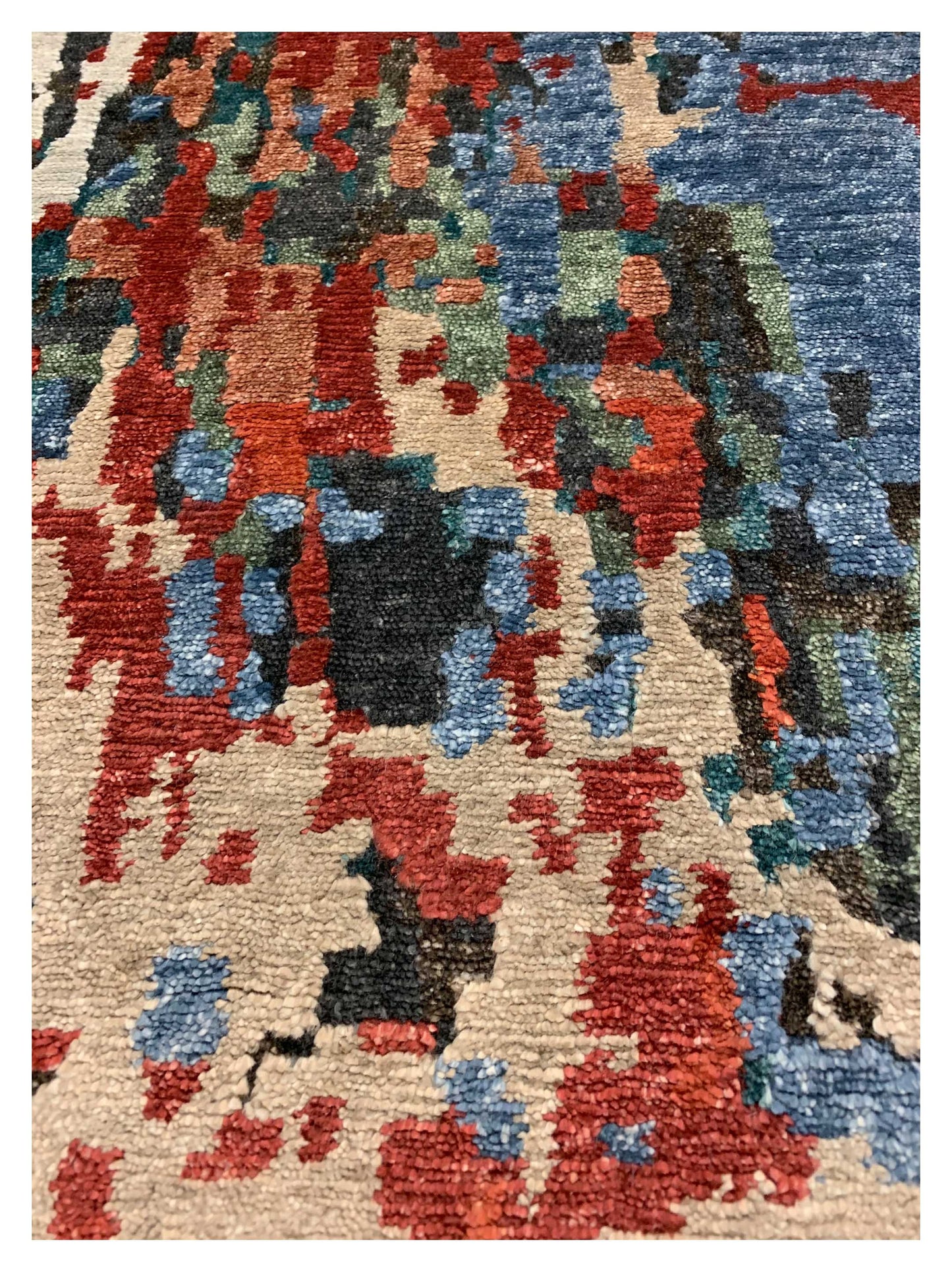 Artisan Toni Green Contemporary Handmade Rug - Rugs - Artisan - Atlanta Designer Rugs