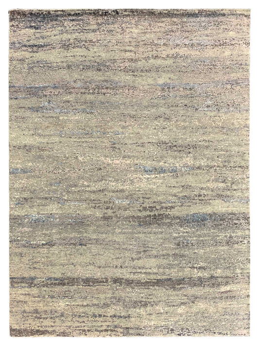 Artisan Mary Blue Contemporary Knotted Rug - Rugs - Artisan - Atlanta Designer Rugs