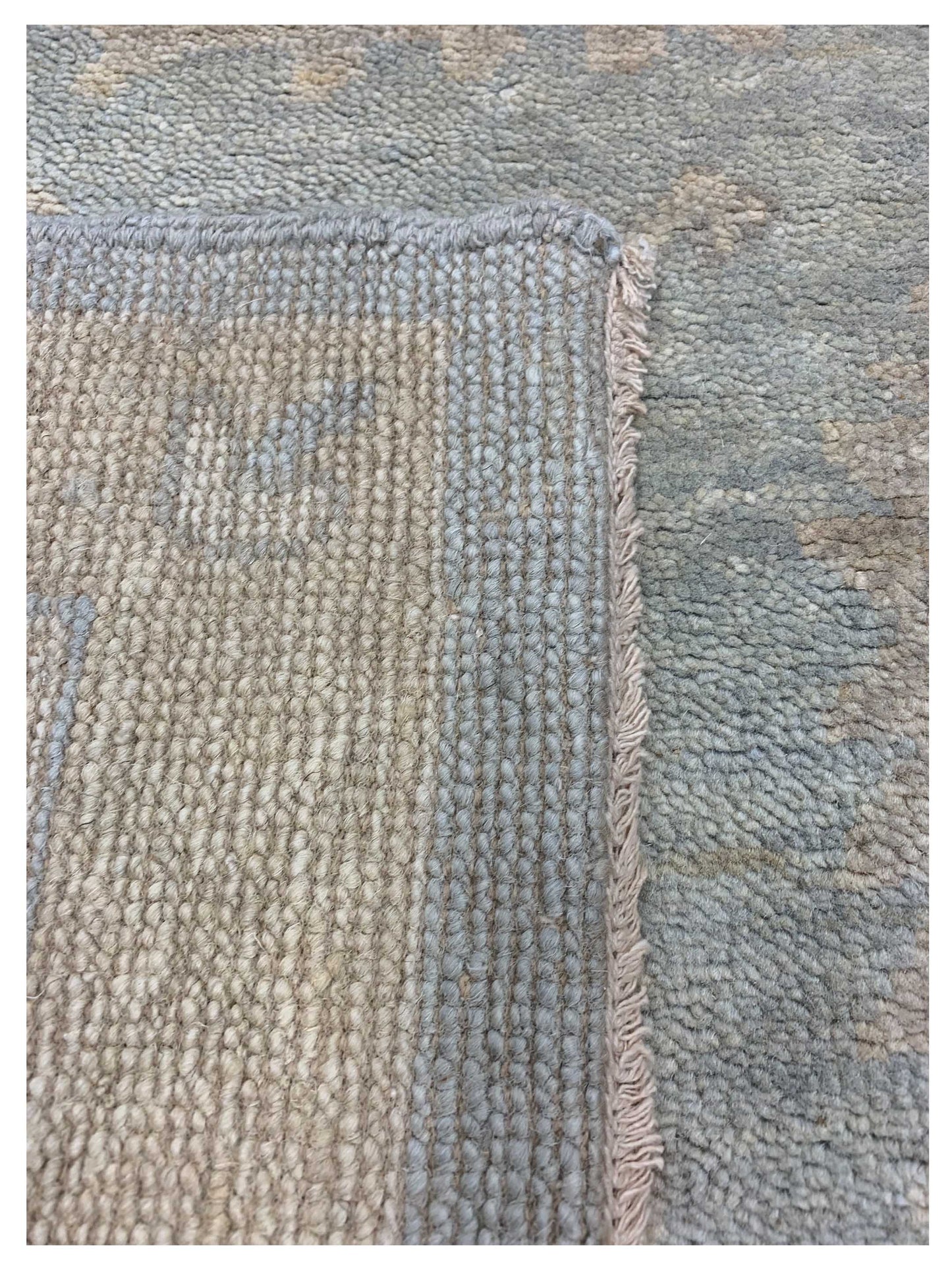 Artisan Julie Lt.Blue Beige Transitional Knotted Rug - Rugs - Artisan - Atlanta Designer Rugs