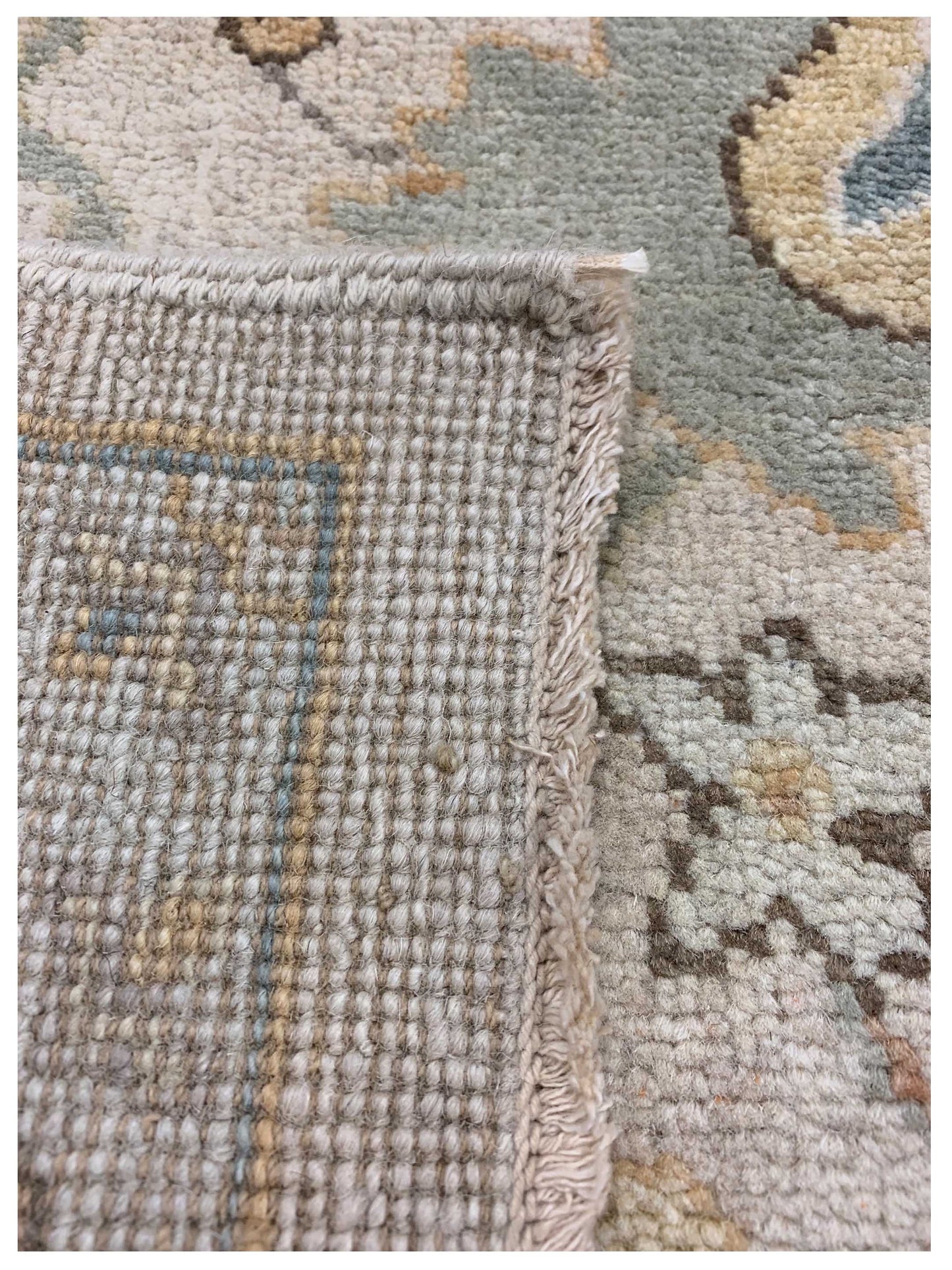 Artisan Julie Beige Beige Transitional Knotted Rug - Rugs - Artisan - Atlanta Designer Rugs