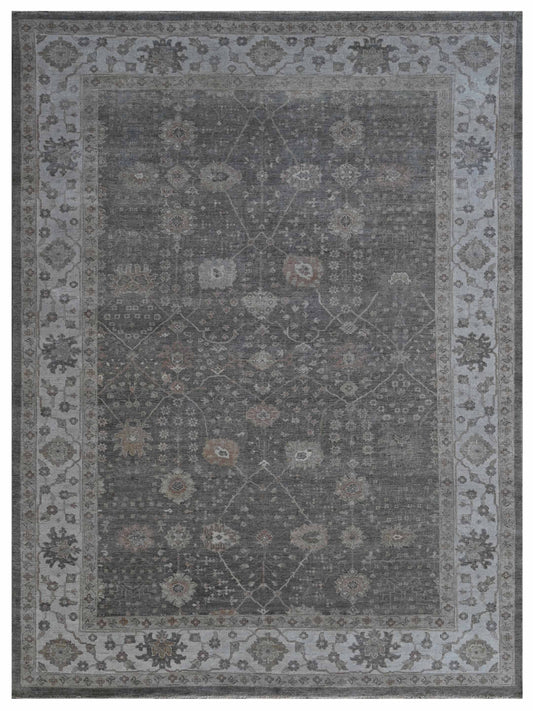 Artisan Julie ZE-660 Brown Traditional Knotted Rug