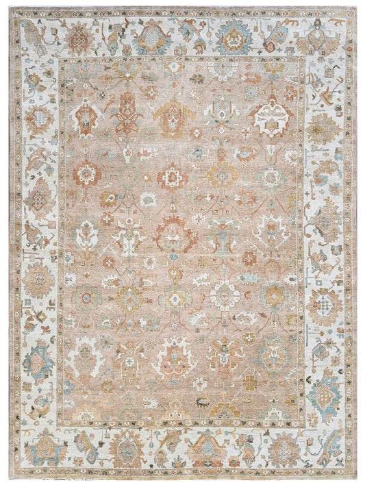 Artisan Julie ZE-670 M.Brown Traditional Knotted Rug