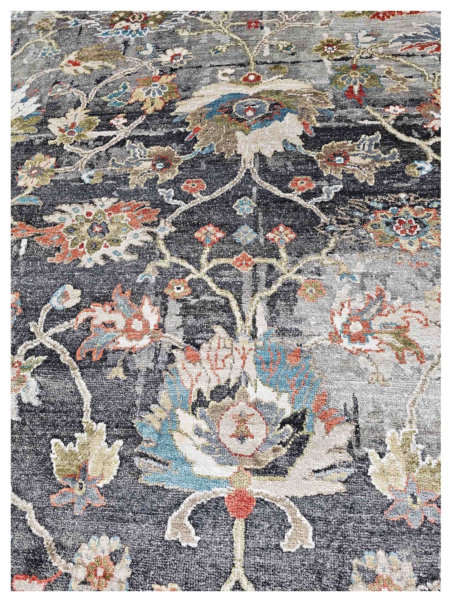 Artisan Tawny  D.Grey Multi Transitional Knotted Rug