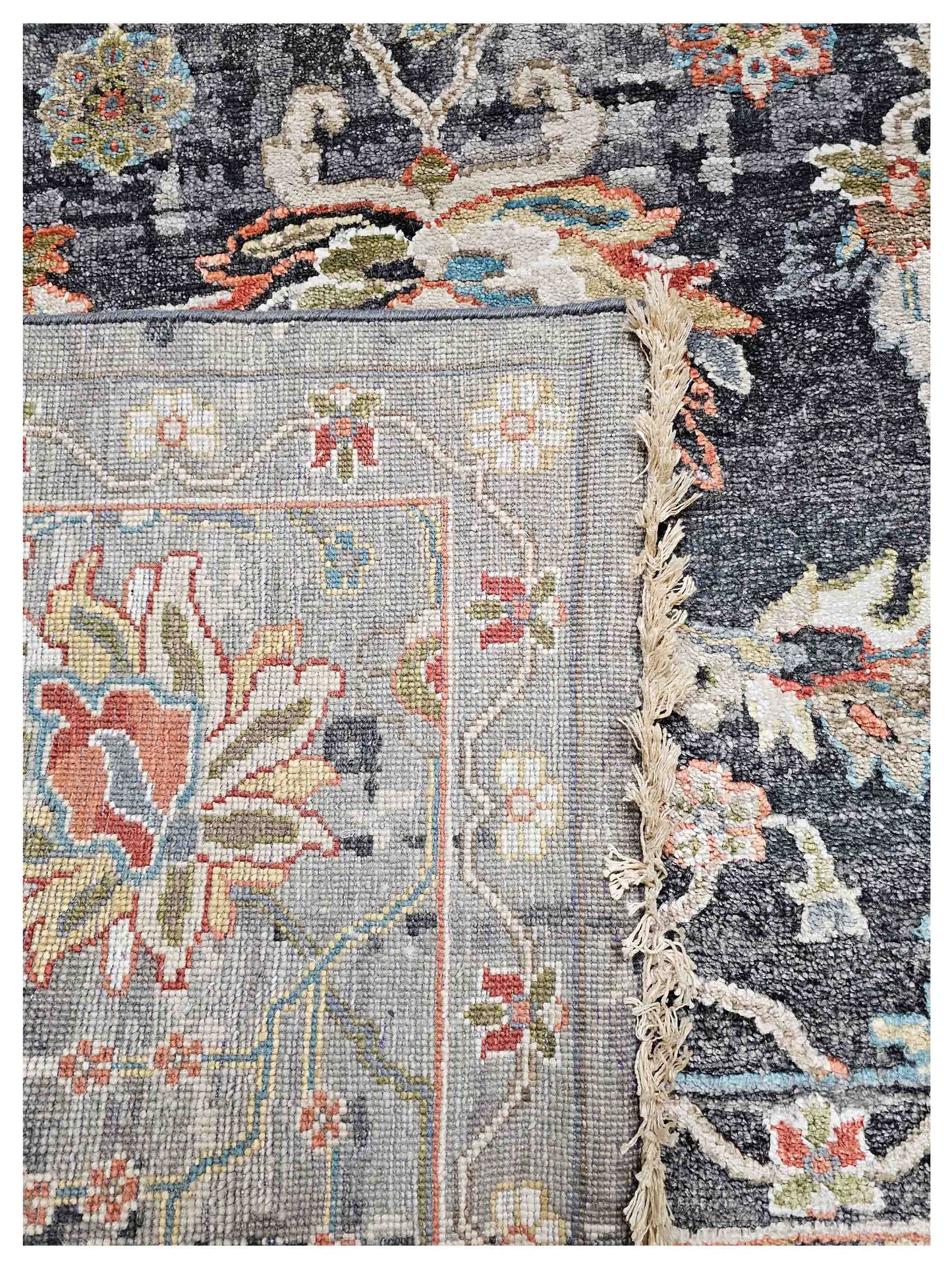 Artisan Tawny  D.Grey Multi Transitional Knotted Rug