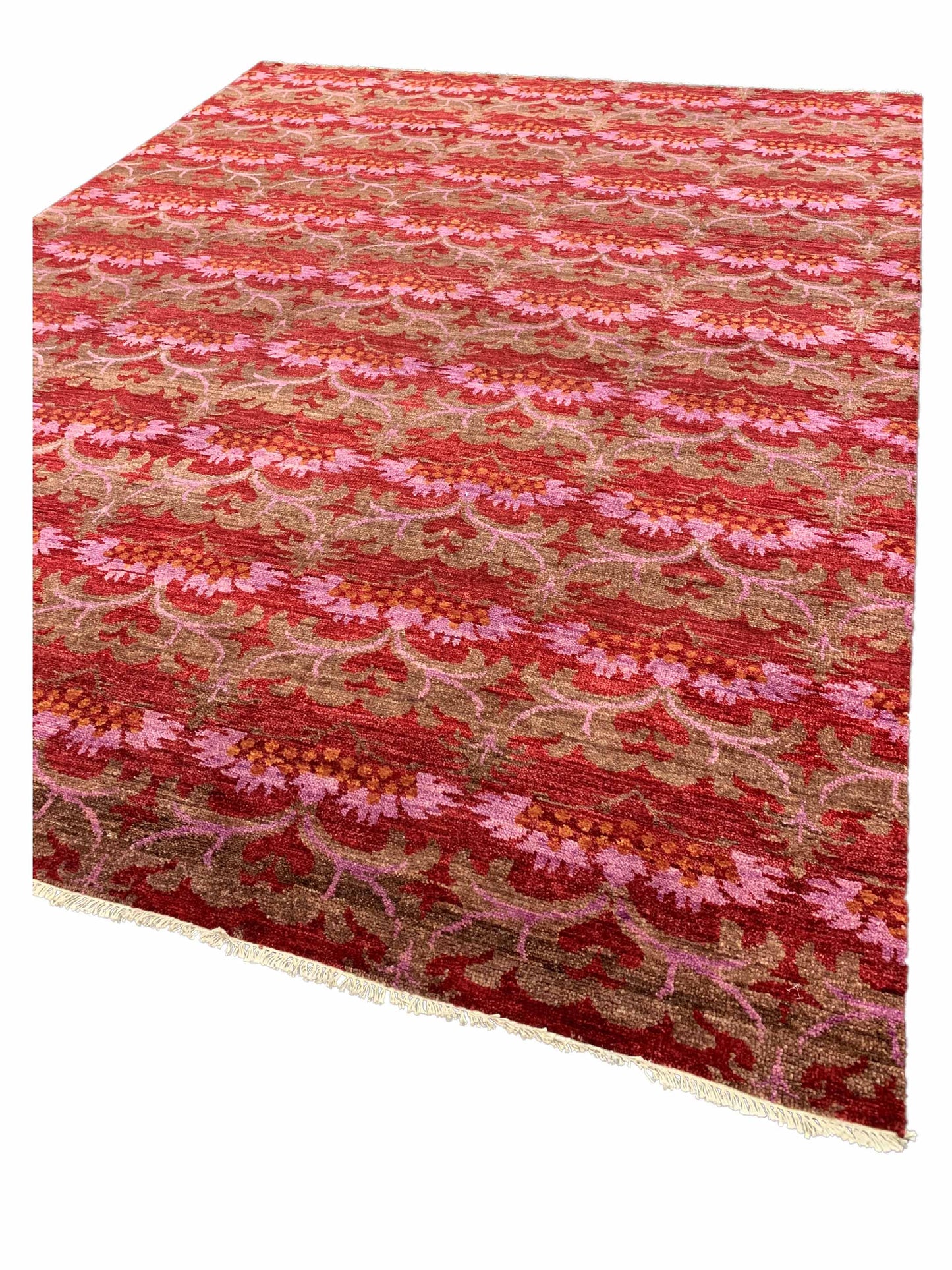 Artisan Amanda  Red  Transitional Knotted Rug