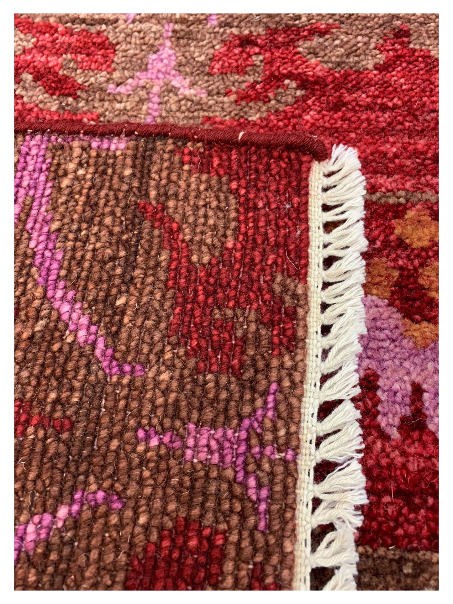 Artisan Amanda  Red  Transitional Knotted Rug