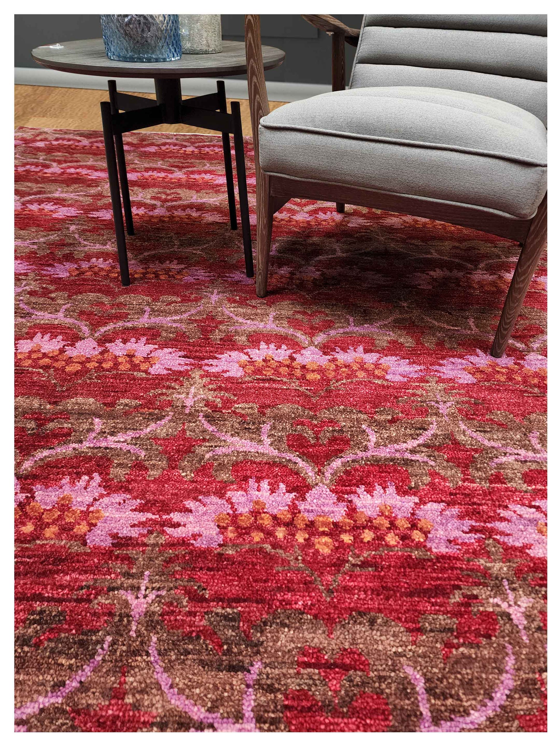 Artisan Amanda U-290 Red Transitional Knotted Rug