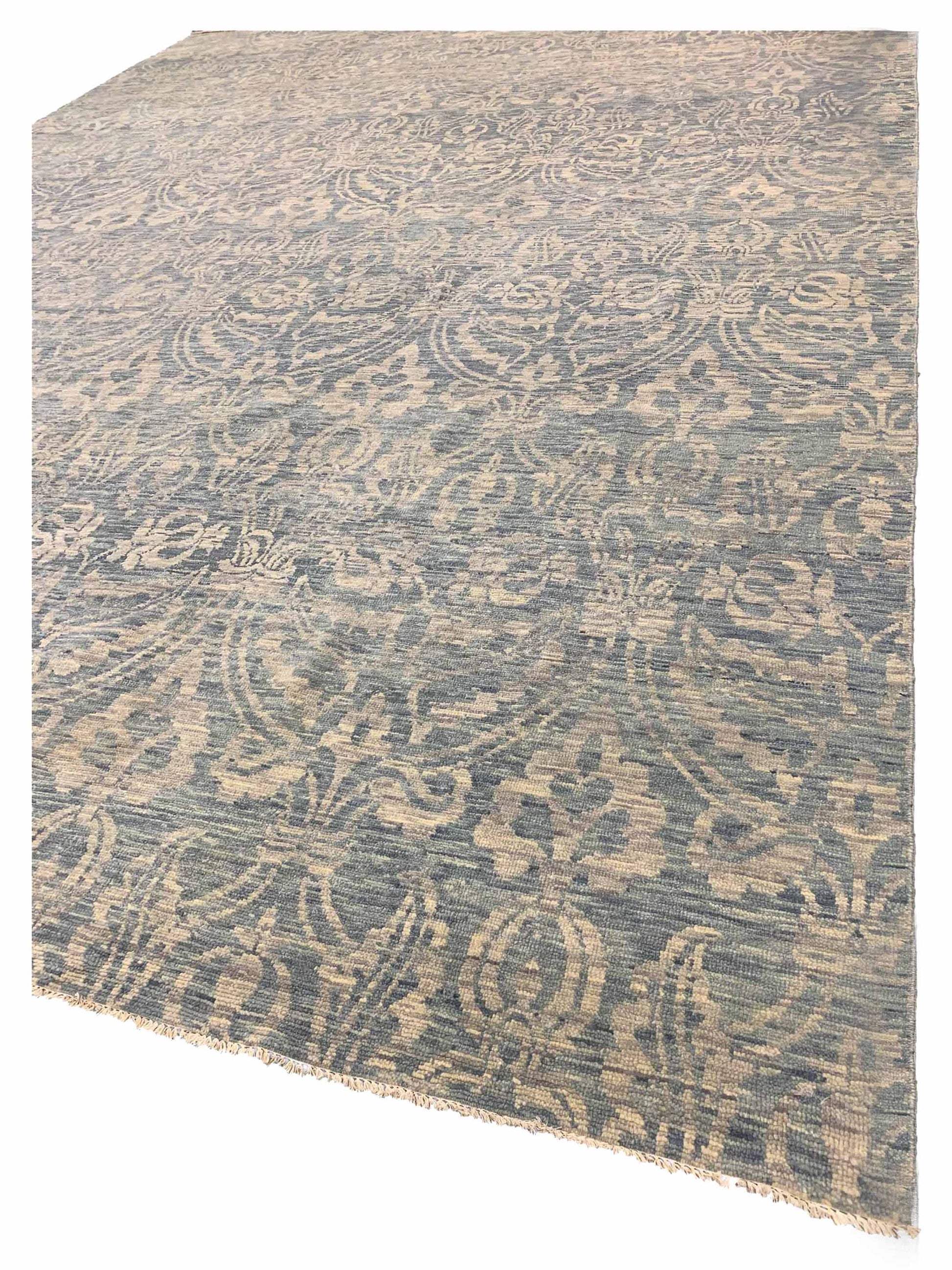 Artisan Amanda Grey Transitional Knotted Rug - Rugs - Artisan - Atlanta Designer Rugs