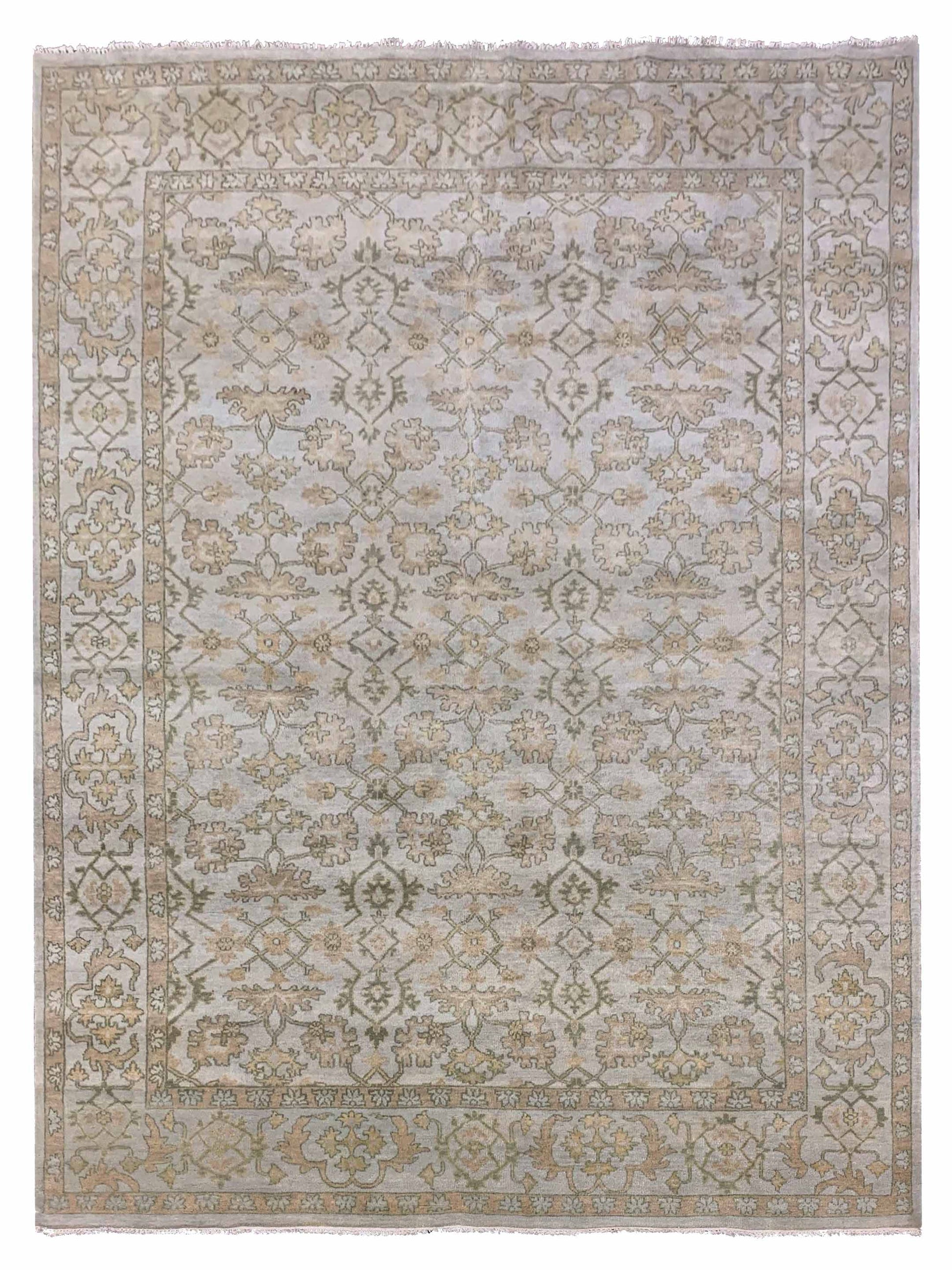 Artisan Emma Silver Traditional Knotted Rug - Rugs - Artisan - Atlanta Designer Rugs