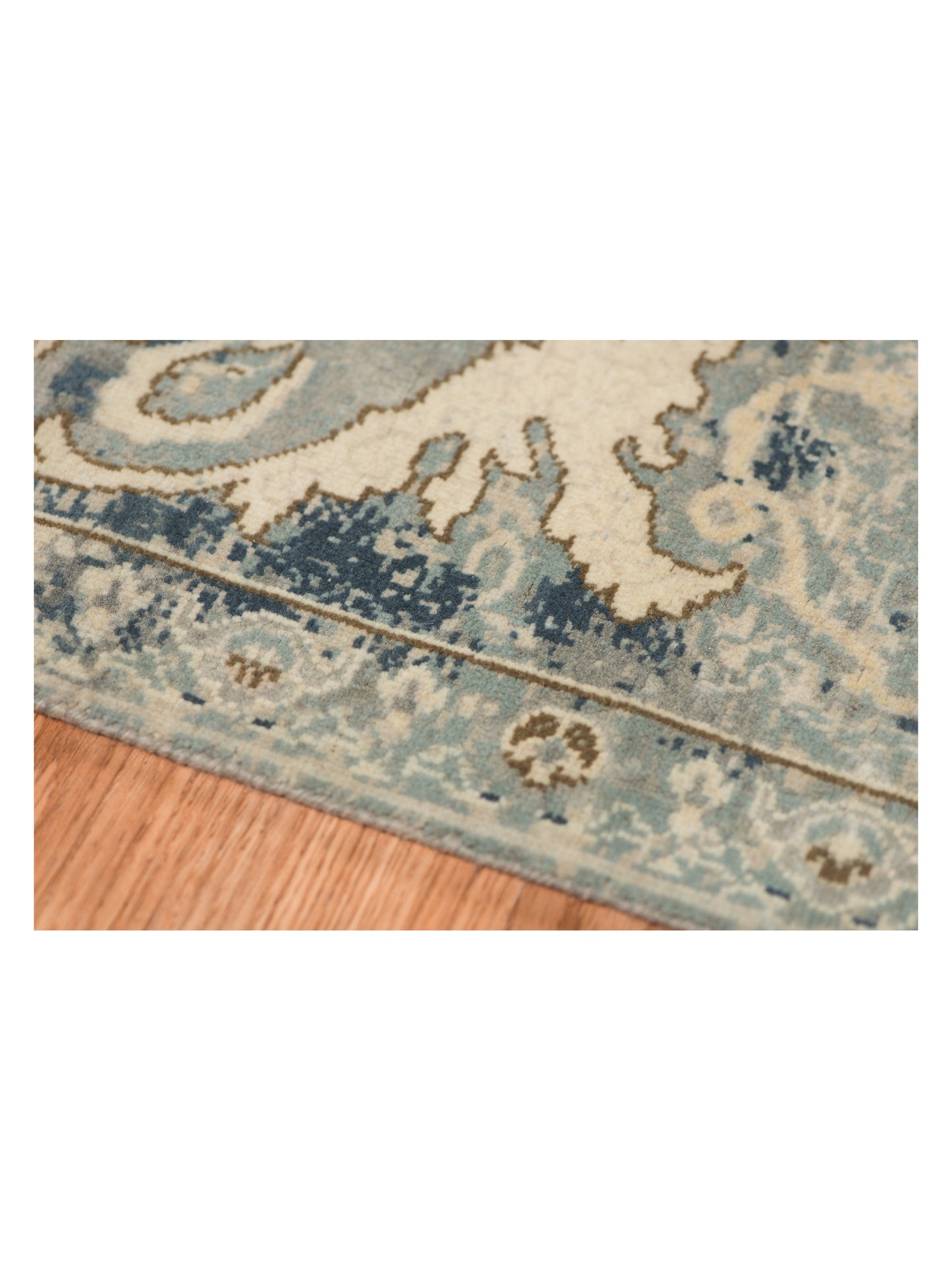 Limited Legacy Vintage LE-510 POLO BLUE  Traditional Knotted Rug