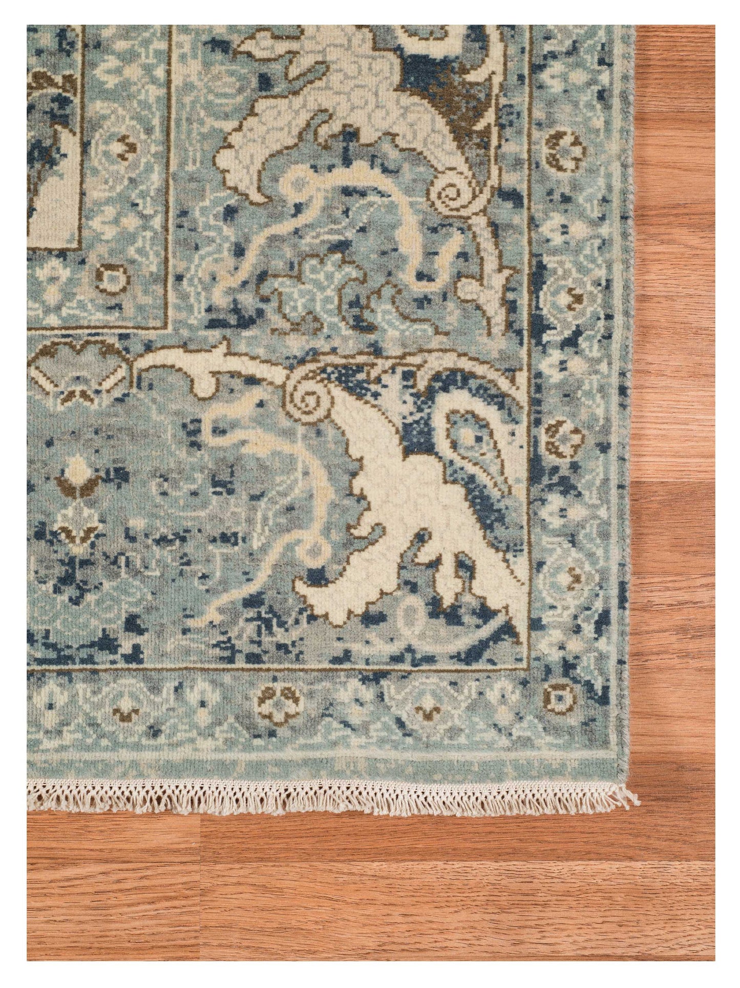 Limited Legacy Vintage LE-510 POLO BLUE  Traditional Knotted Rug