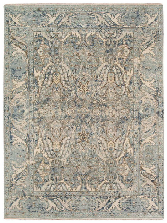 Limited Legacy Vintage LE-510 POLO BLUE Traditional Knotted Rug