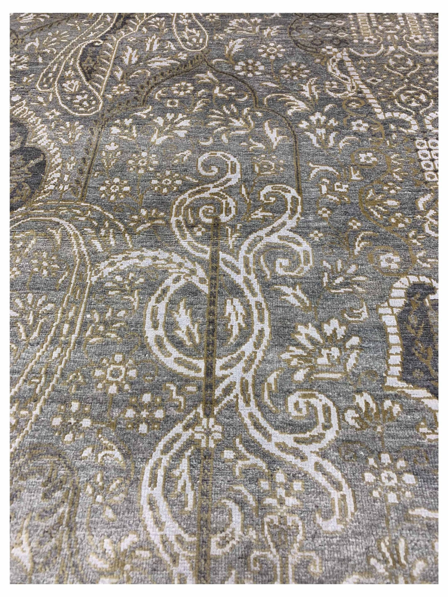 Artisan Vanessa Grey Multi Transitional Knotted Rug - Rugs - Artisan - Atlanta Designer Rugs