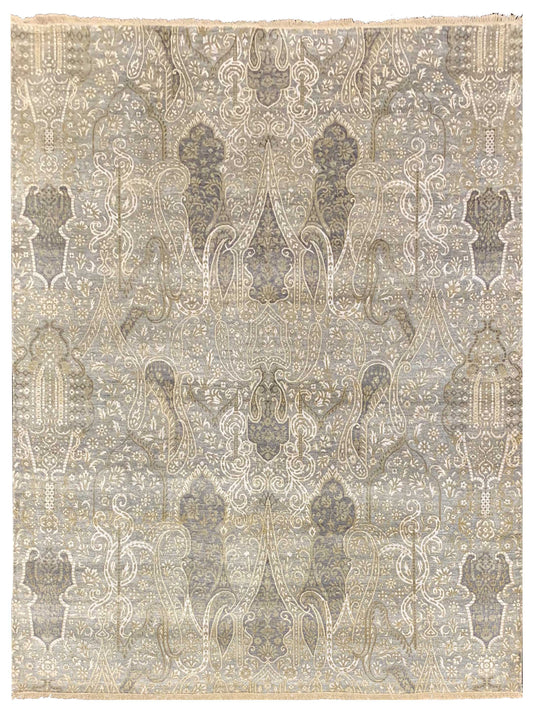 Artisan Vanessa Grey Multi Transitional Knotted Rug - Rugs - Artisan - Atlanta Designer Rugs