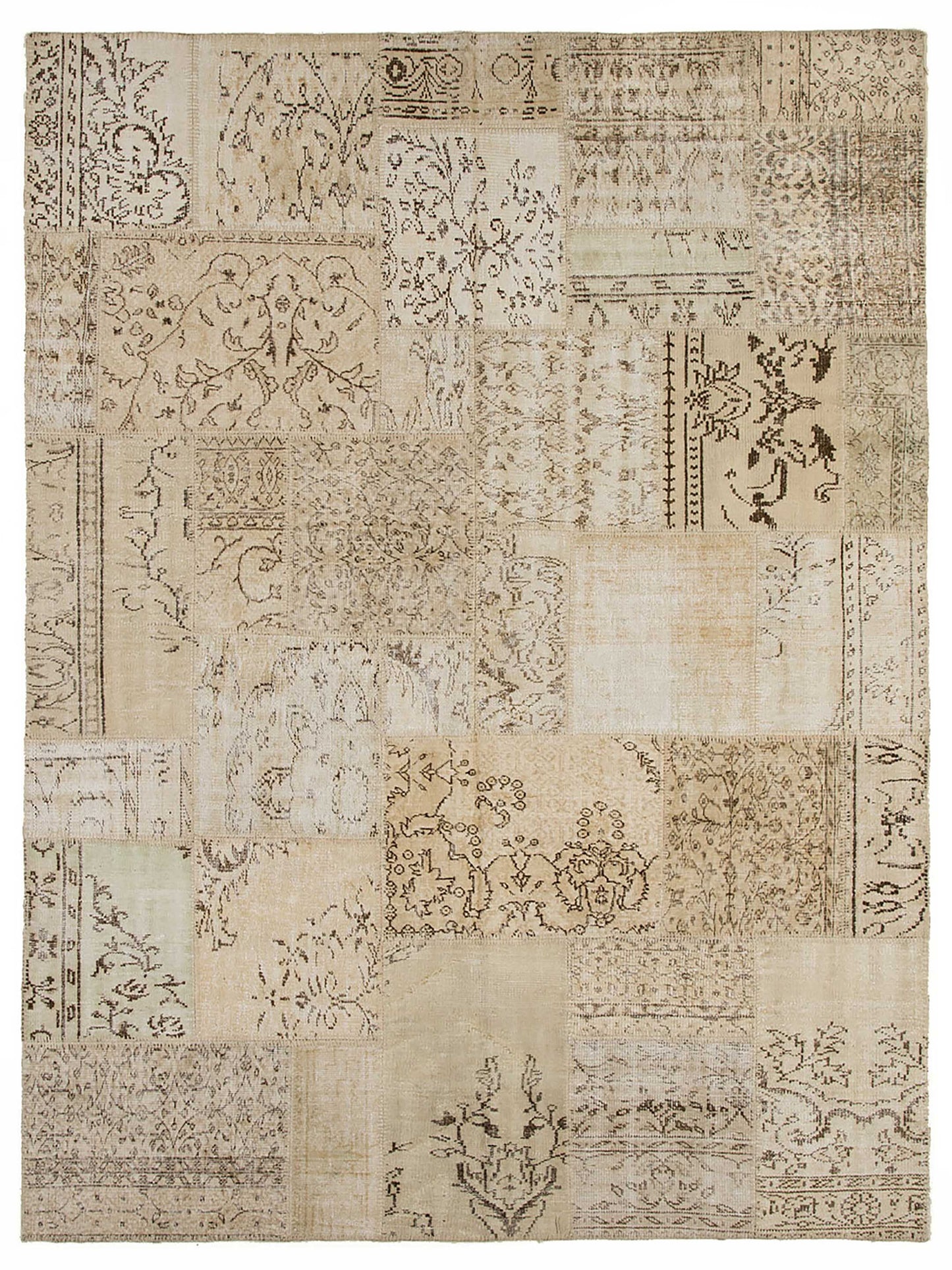 Artisan Valarie Beige Vintage Knotted Rug - Rugs - Artisan - Atlanta Designer Rugs