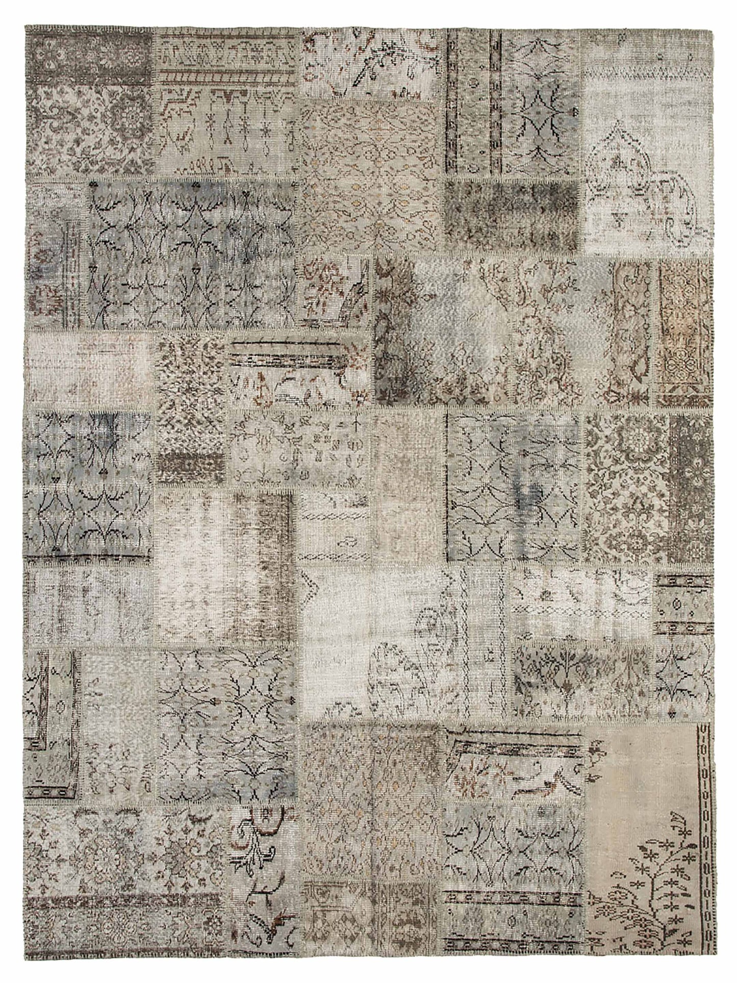 Artisan Valarie Lt.Grey Vintage Knotted Rug - Rugs - Artisan - Atlanta Designer Rugs