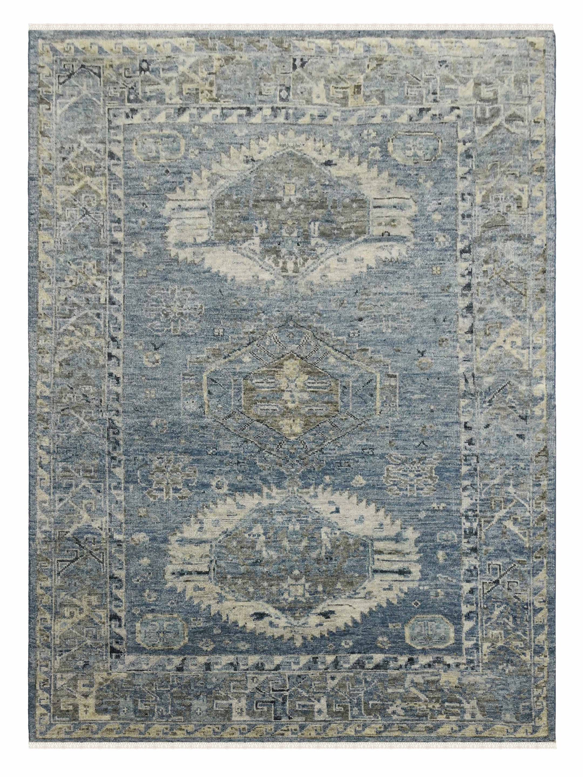 Limited Woodburn WOD - 555 LIGHT BLUE Traditional Knotted Rug - Rugs - Limited - Atlanta Designer Rugs