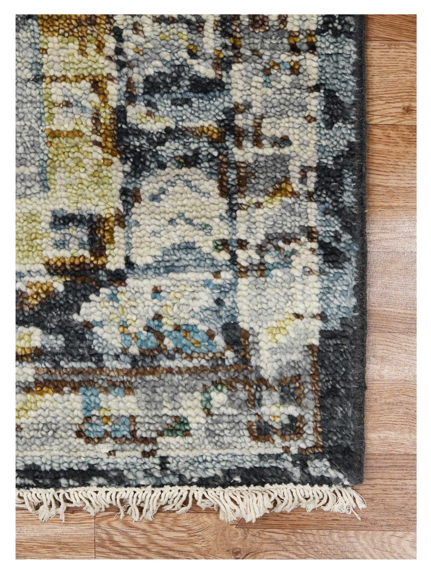 Limited Woodburn WOD-552 INDIGO  Traditional Knotted Rug