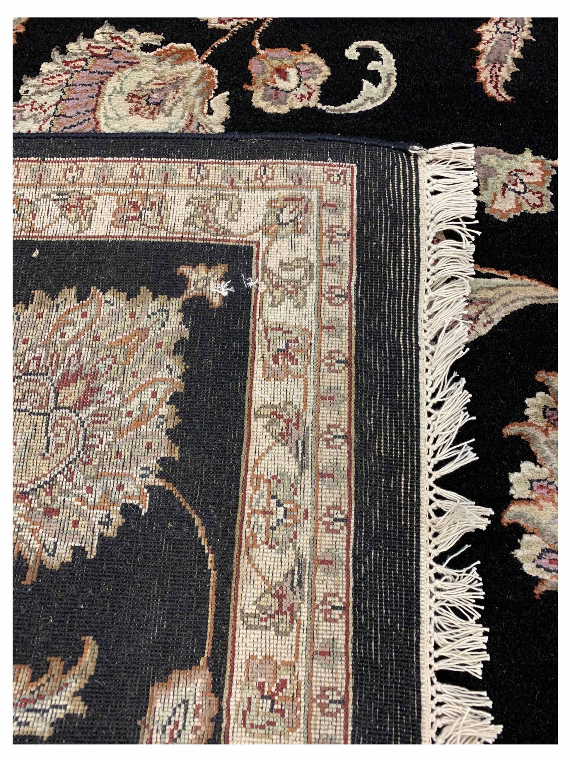 Artisan Winona Black Traditional Knotted Rug - Rugs - Artisan - Atlanta Designer Rugs