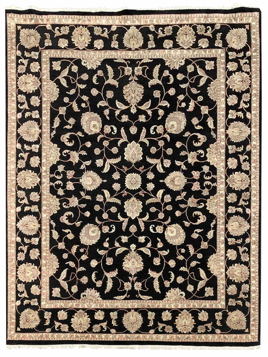 Artisan Winona Black Traditional Knotted Rug - Rugs - Artisan - Atlanta Designer Rugs