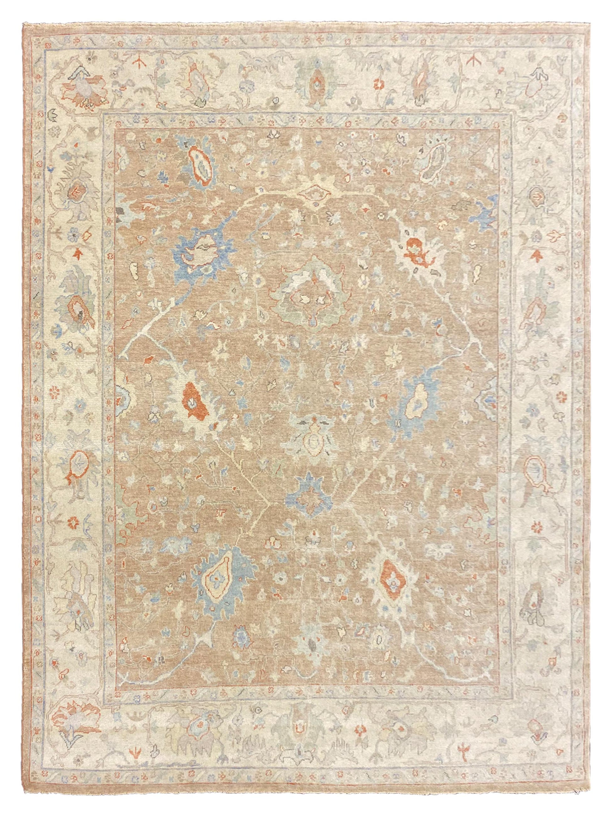Artisan Julie WZE-500 Washed Coral Traditional Knotted Rug