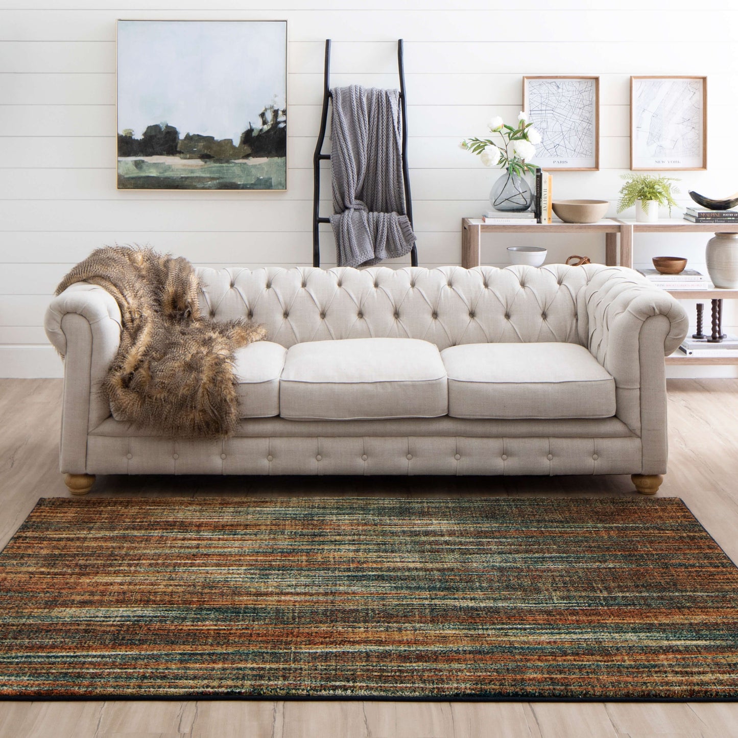 Virginia Langley Spice Market 92127 Multi Modern/Contemporary Machinemade Rug