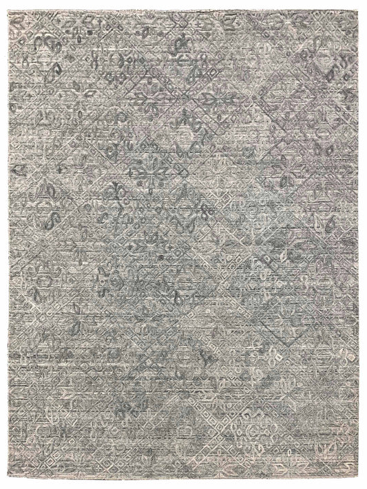 Artisan Zoe Grey Blue Transitional Loom Rug - Rugs - Artisan - Atlanta Designer Rugs