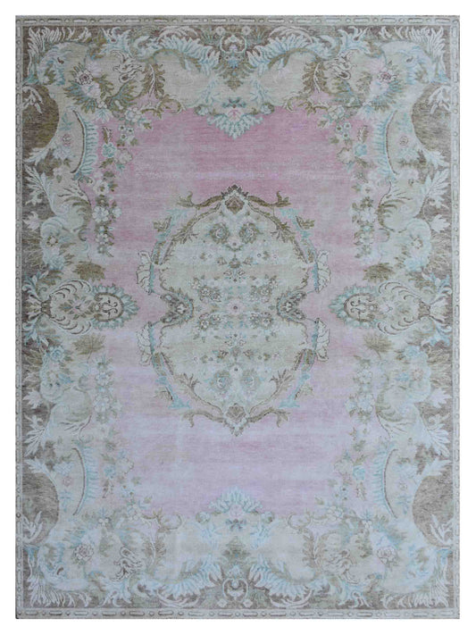 Artisan Freida FO-406 Pink Traditional Knotted Rug