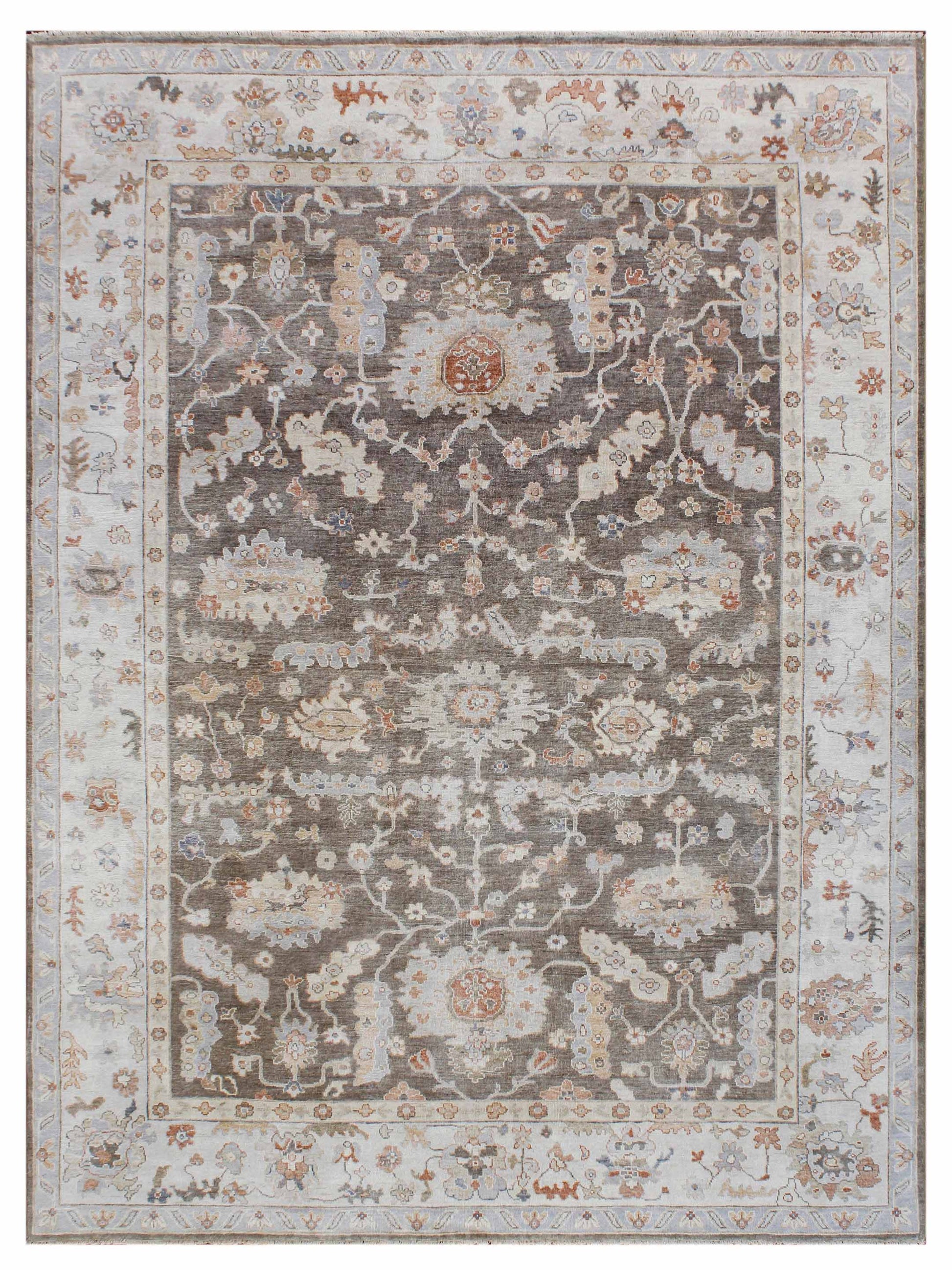 Artisan Julie Brown Ivory Transitional Knotted Rug - Rugs - Artisan - Atlanta Designer Rugs