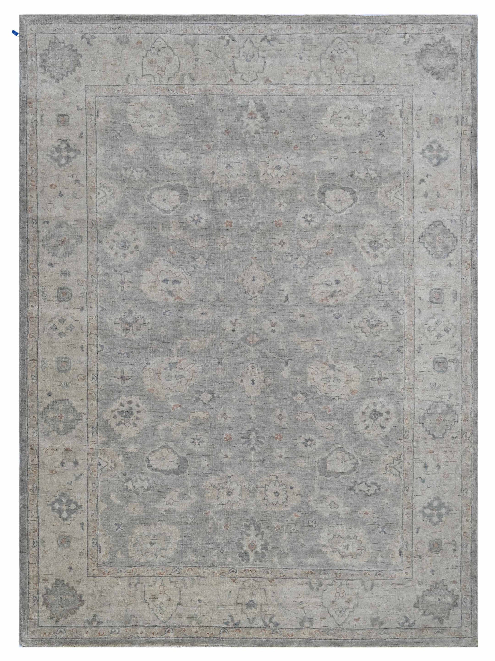 Artisan Julie Grey Beige Transitional Knotted Rug - Rugs - Artisan - Atlanta Designer Rugs