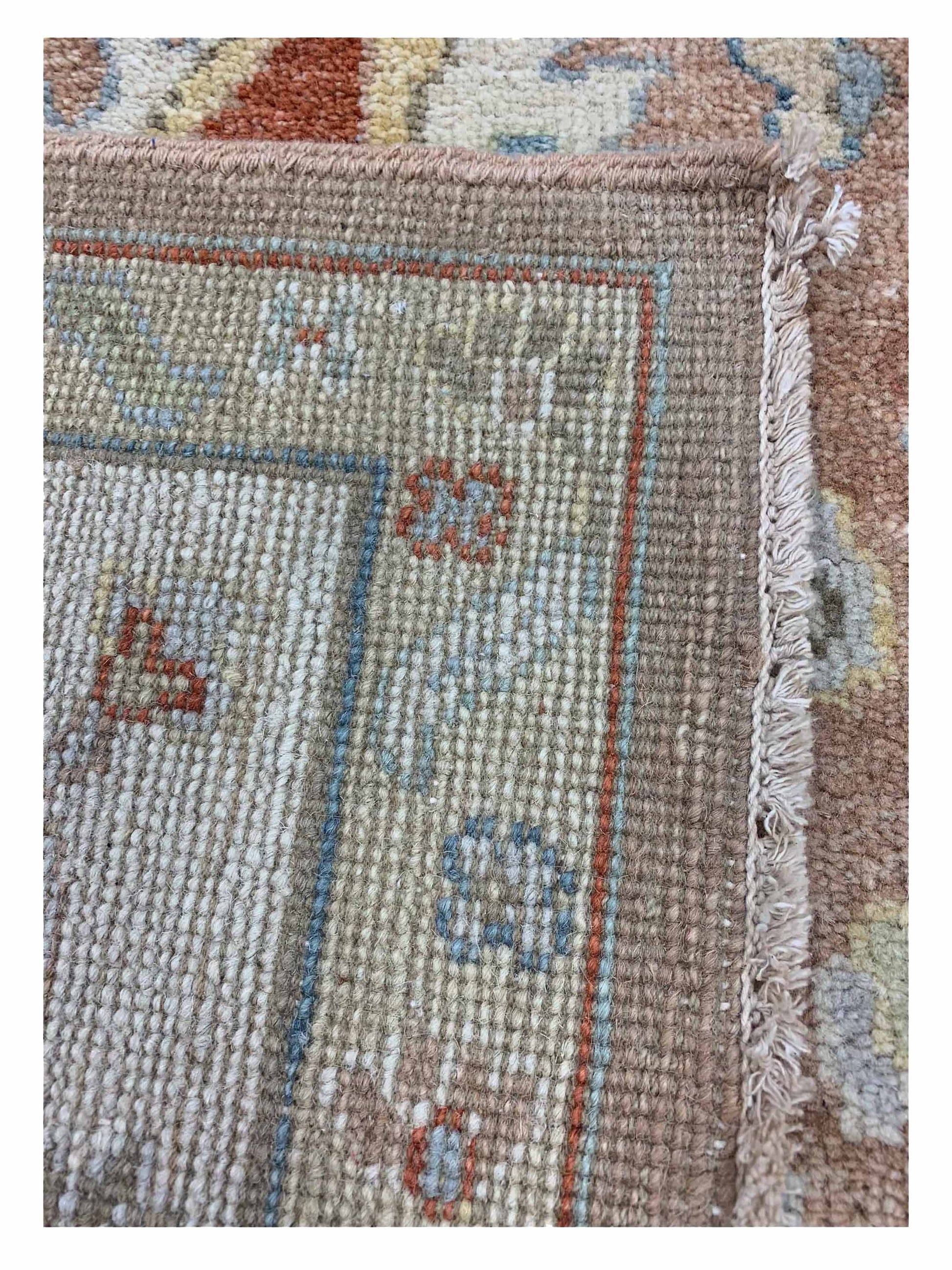 Artisan Julie Rose Beige Traditional Knotted Rug - Rugs - Artisan - Atlanta Designer Rugs