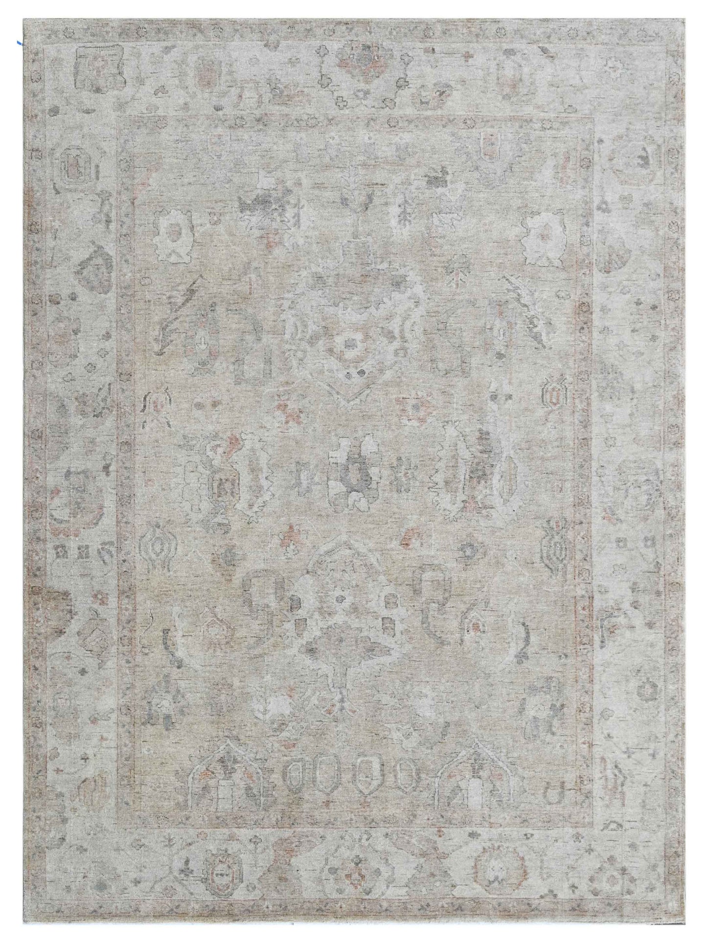 Artisan Julie Gold Beige Transitional Knotted Rug - Rugs - Artisan - Atlanta Designer Rugs