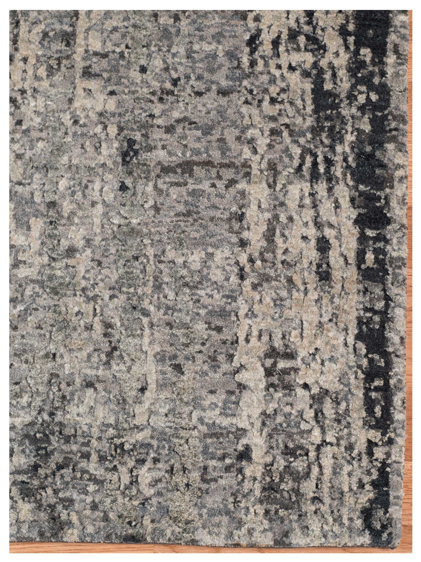 Limited Zelma WI - 438 Dark Gray Transitional Knotted Rug - Rugs - Limited - Atlanta Designer Rugs