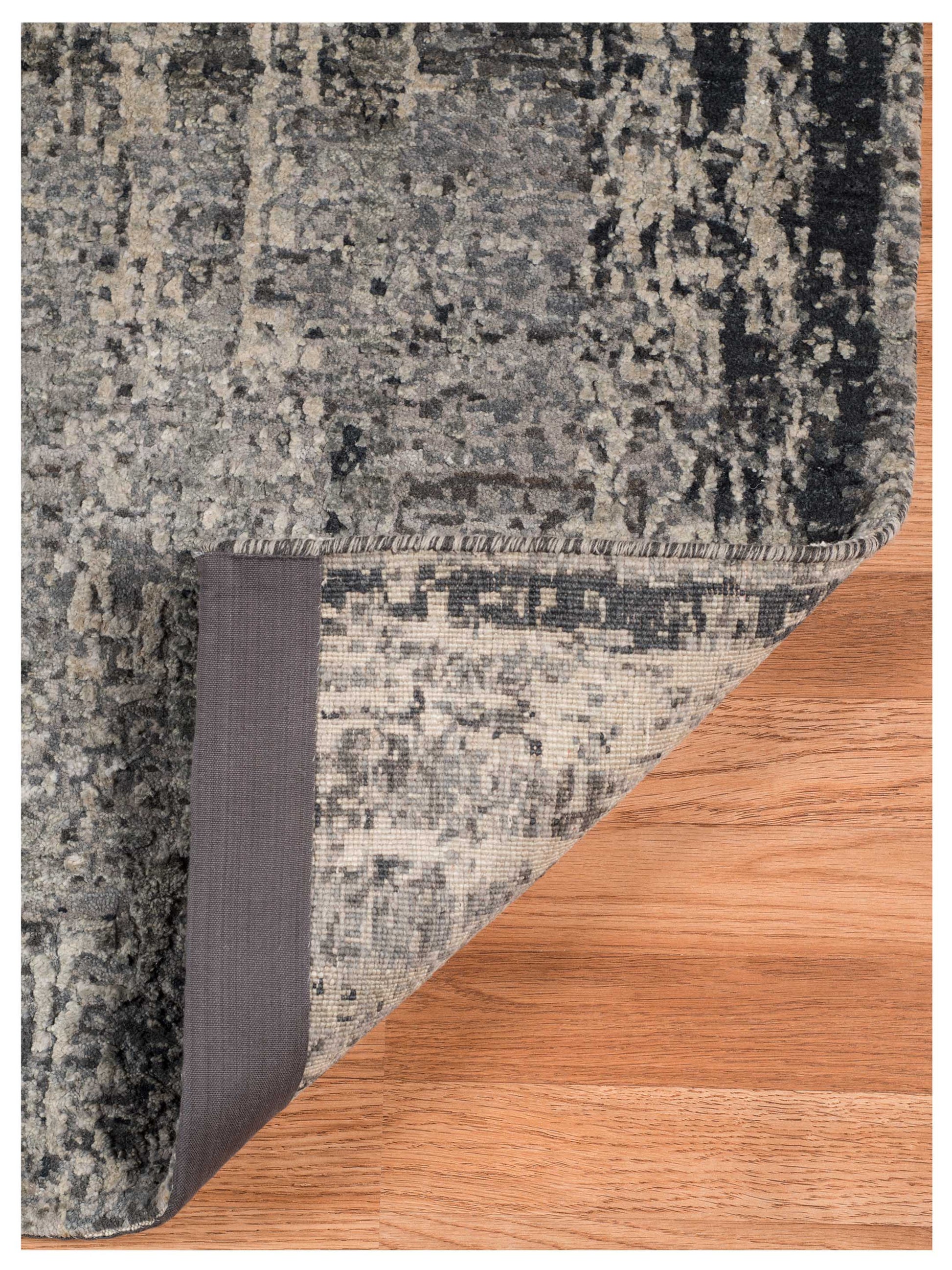 Limited Zelma WI - 438 Dark Gray Transitional Knotted Rug - Rugs - Limited - Atlanta Designer Rugs