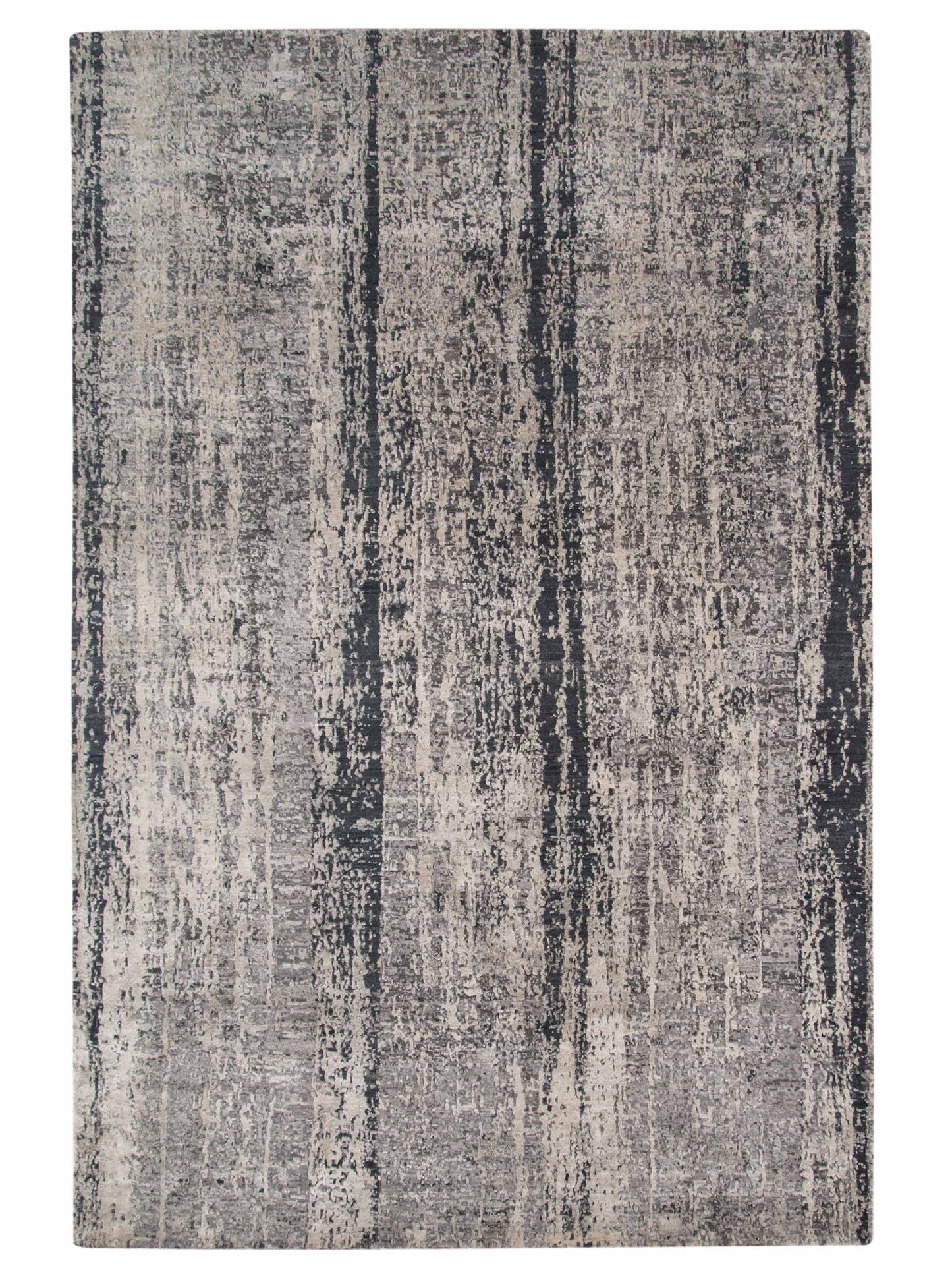 Limited Zelma WI - 438 Dark Gray Transitional Knotted Rug - Rugs - Limited - Atlanta Designer Rugs