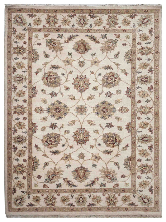 Artisan Zara Beige Beige Traditional Knotted Rug - Rugs - Artisan - Atlanta Designer Rugs