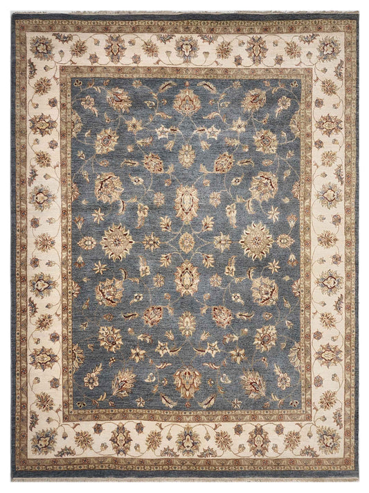 Artisan Zara ZG-3180 Grey Traditional Knotted Rug