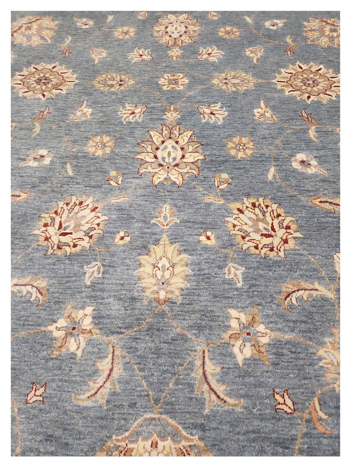 Artisan Zara Grey Beige Traditional Knotted Rug - Rugs - Artisan - Atlanta Designer Rugs