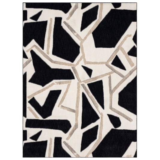 Stacy Garcia Rendition by Stacy Garcia Home 92397 Soot Modern/Contemporary Machinemade Rug