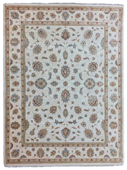 Artisan Zara Ivory Traditional Knotted Rug - Rugs - Artisan - Atlanta Designer Rugs