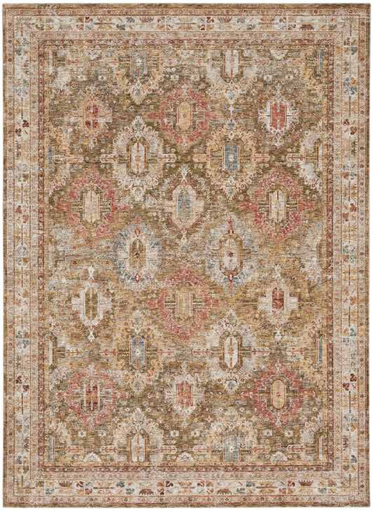 Nourison Home Sahar SHR01 Green  Traditional Machinemade Rug