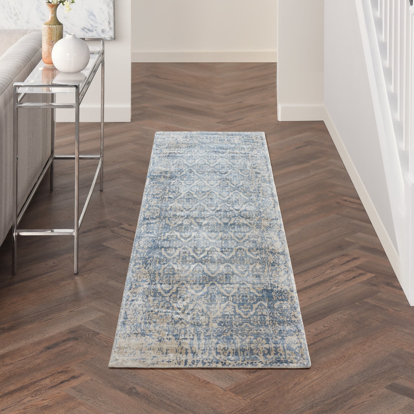 Nourison Home Desert Skies DSK04 Blue  Traditional Loom Rug