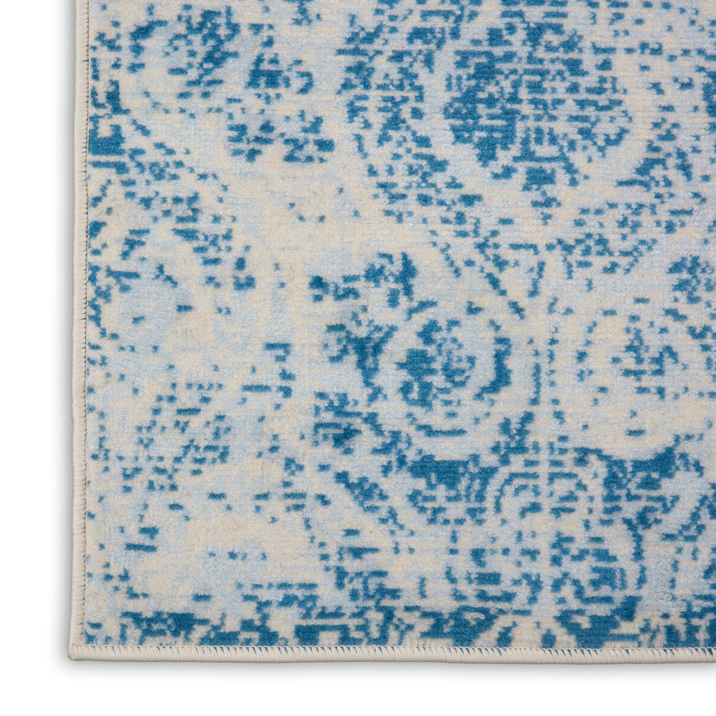 Nourison Home Jubilant JUB05 Blue  Transitional Machinemade Rug