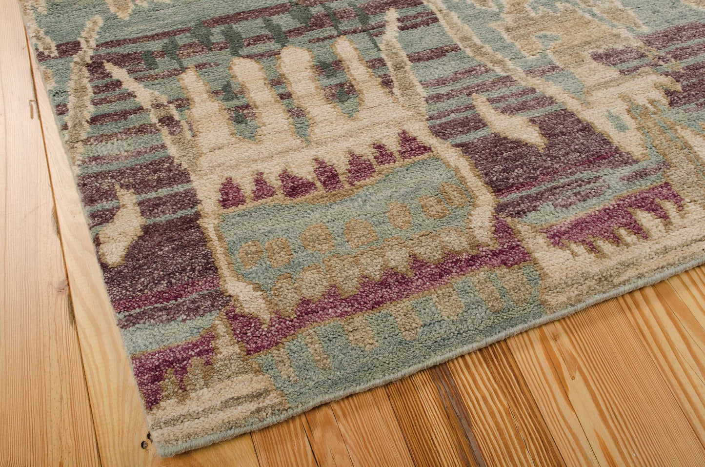 Nourison Home Dune DUN01 Mist  Transitional Knotted Rug