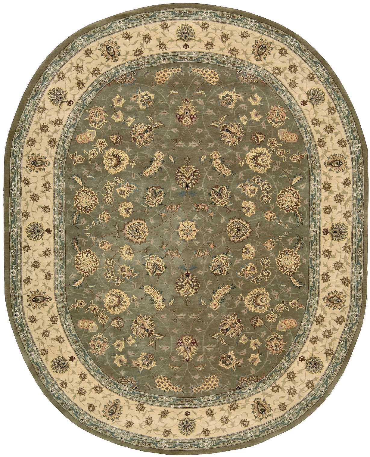 Nourison Home Nourison 2000 2003 Olive  Traditional Tufted Rug