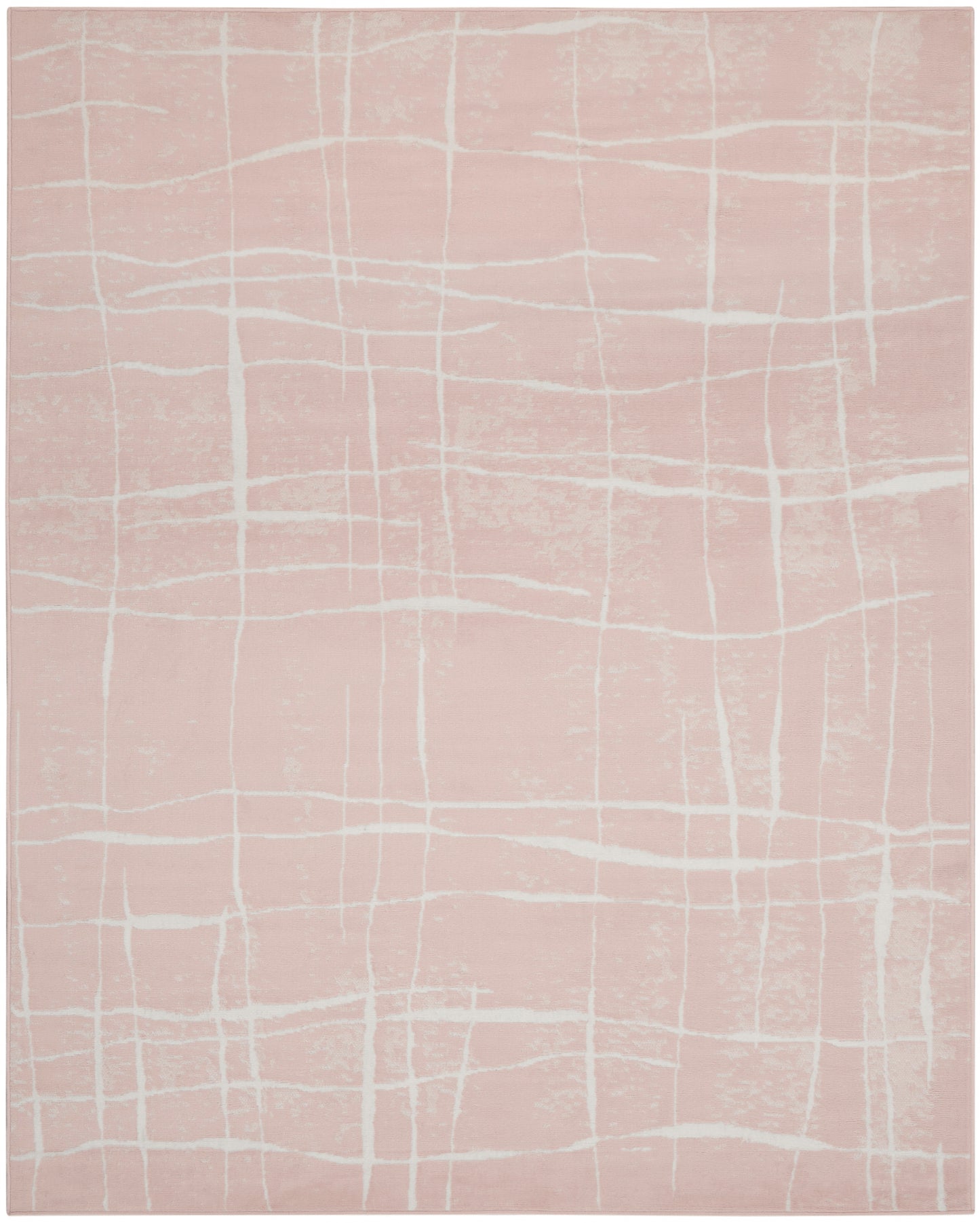 Nourison Home Whimsicle WHS09 Pink Ivory  Contemporary Machinemade Rug